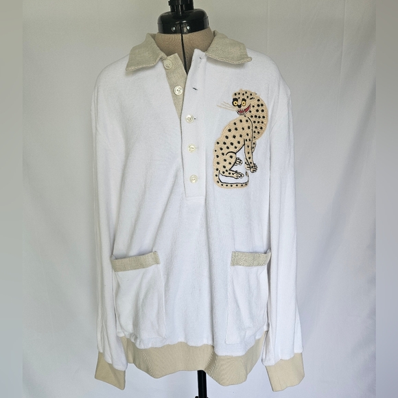 Tombolo Sun Leopard Cabane Long Sleeve S Shirt - Picture 3 of 6